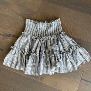 Mustard Seed Skirt, navy and white